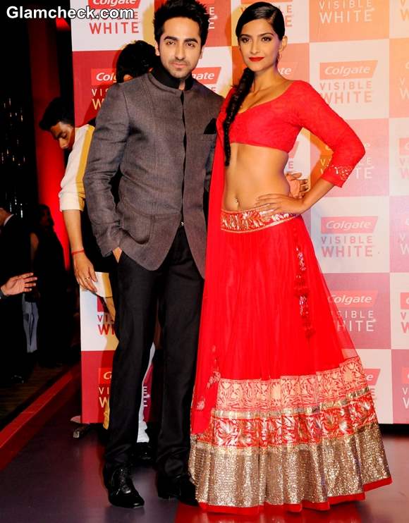 Sonam Kapoor 2013 red lehenga