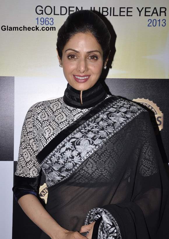 Shreedevi in Deep Neck Blouse - Saree Blouse Patterns