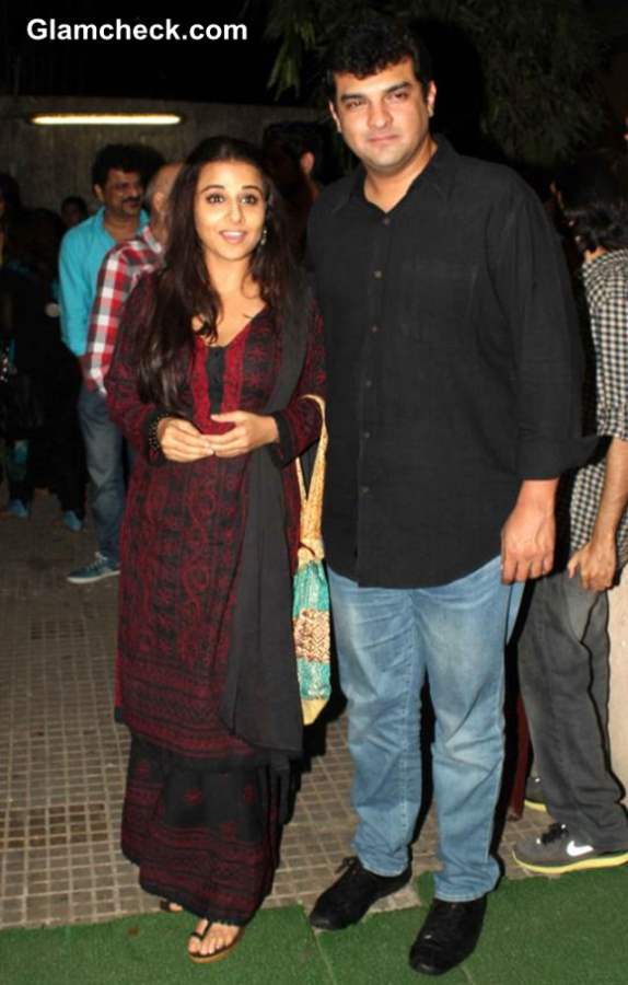 Vidya Balan with husband Siddharth at Aashiqui 2 Special Screening