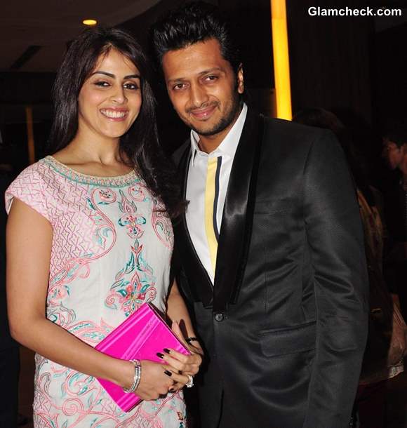 Genelia DSouza Ritesh Deshmukh at Yamla Pagla Deewana 2 Music Launch