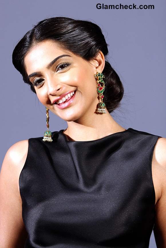 How To Sonam Kapoor Ahujas Ponytail Hairstyle  VOGUE India  Vogue India