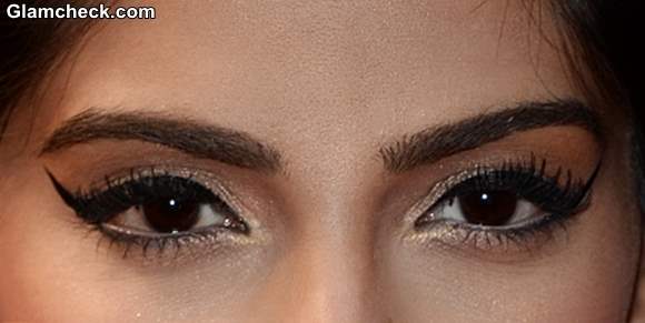 Sonam Kapoor eye makeup 2013 Cannes Film Festival Opening Ceremony