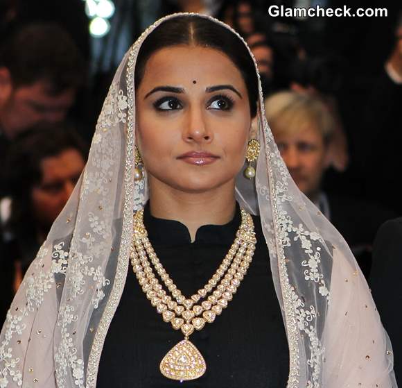 Vidya Balan in Sabyasachi Lehenga at 2013 Cannes Opening