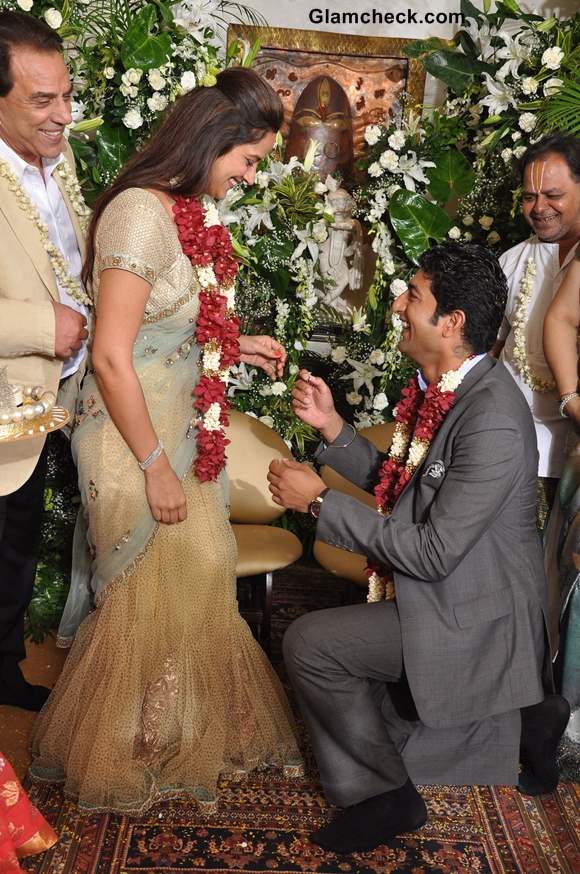 Ahana Deol engagement with to Vaibhav Vora pictures