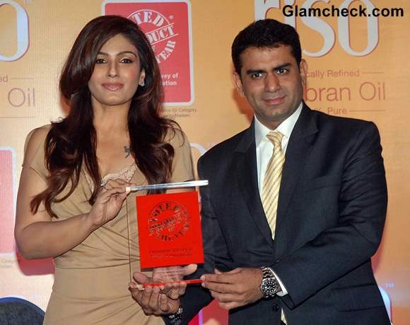 Raveena Tandon Endorses Riso Rice Bran Oil