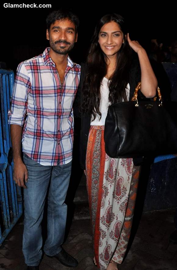 Sonam Kapoor Dhanush Chandan Cinema Mumbai