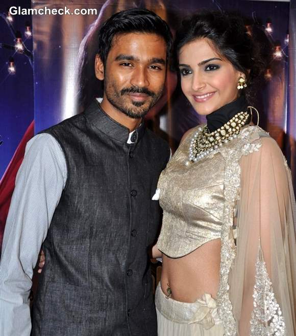 Sonam Kapoor and Dhanush in Ranjhanna