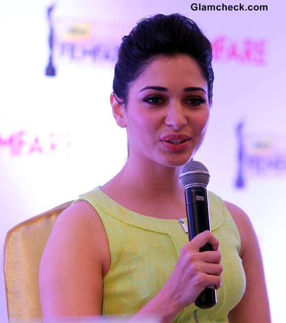 Tamannah Announces Date Venue of 60th Idea Filmfare Awards