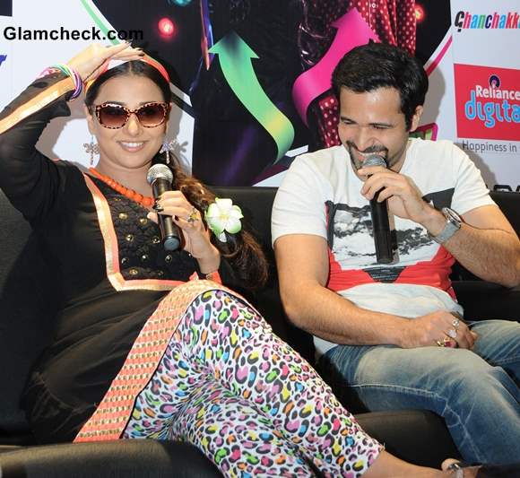 Vidya Balan & Emraan Hashmi Promote “Ghanchakkar” in Bangalore — Indian ...