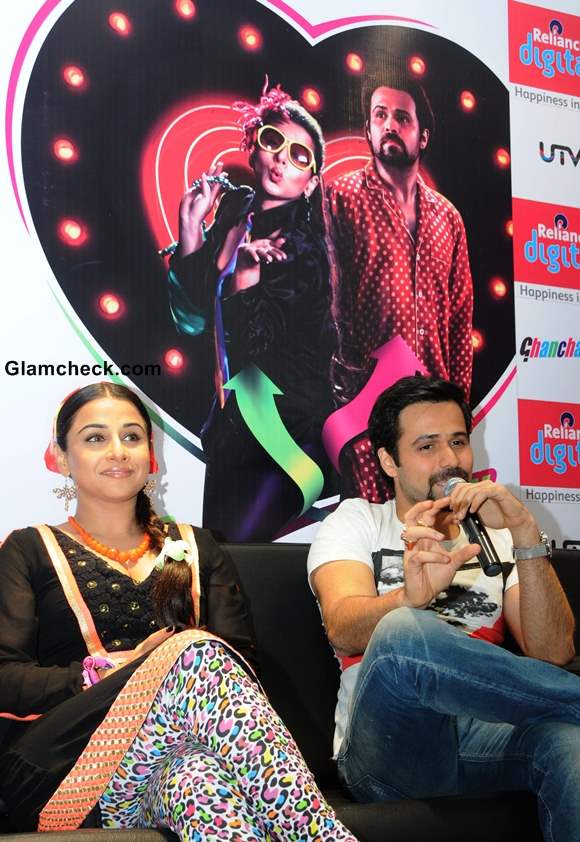 Vidya Balan Emraan Hashmi Promote Ghanchakkar