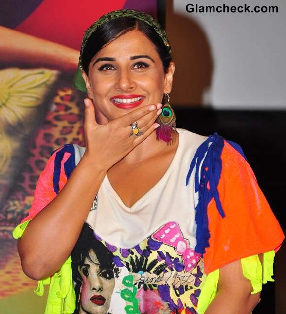 Vidya Balan at the Launch of Lazy Lad Song from Ghanchakkar