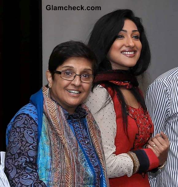 Kiran Bedi Rituparna Sengupta Promote movie Calapor