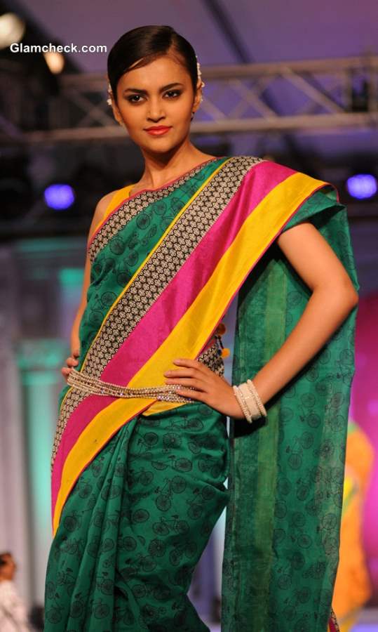 Rajguru Fashion Parade show 2013 sarees