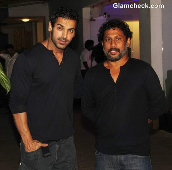 Bollywood actor John Abraham and filmmaker Shoojit Sircar at