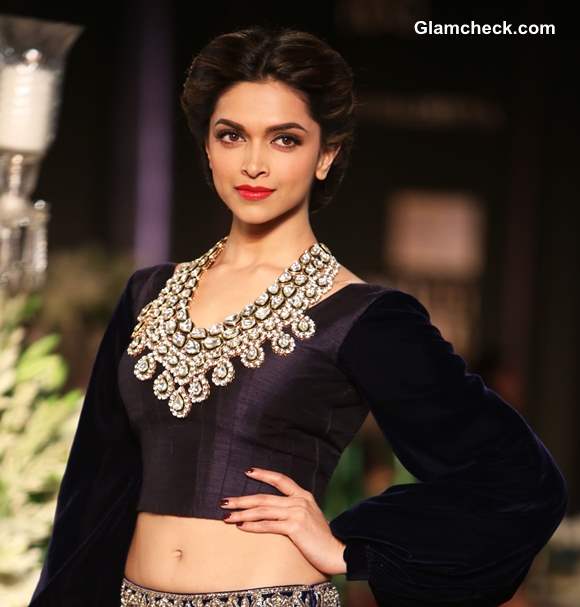 Deepika Padukone for Manish Malhotra Delhi Couture Week 2013