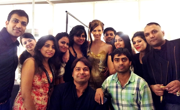 Delhi Couture Week 2013 Gaurav Gupta Backstage Team Gaurav Gupta