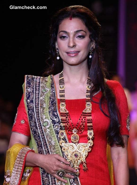 Juhi Chawla for Shringar Mangalsutra at IIJW 2013