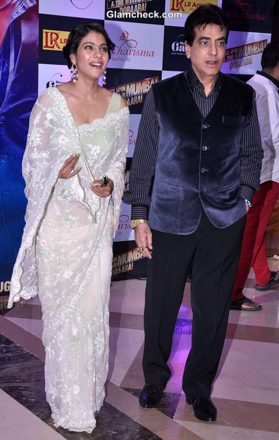 Kajol and Jeetendra at Ekta Kapoor Iftar Party