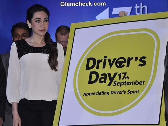 Karisma Kapoor Launches Drivers Day Campaign in Mumbai