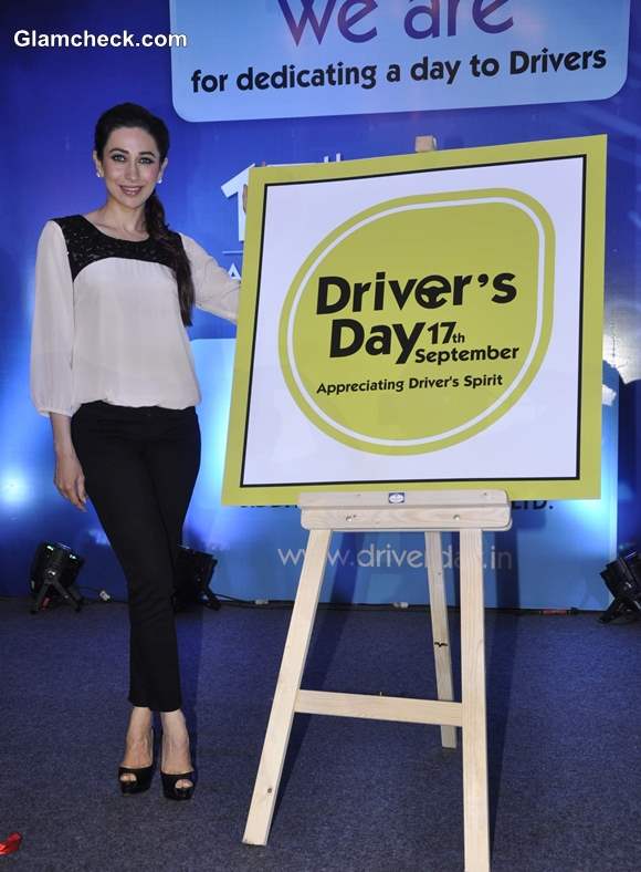 Karisma Kapoor Launches Drivers Day Campaign