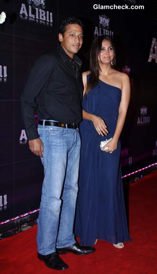 Mahesh Bhupathi with wife Lara Dutta at Sridevi 50th Birthday Bash