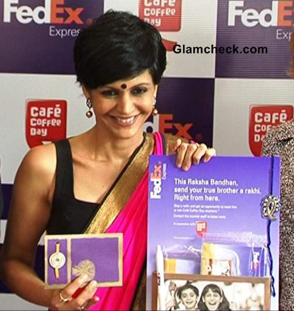 Mandira Bedi Launches FedEx Rakhi Delivery Offer