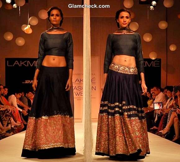 Manish Malhotra collection winter festive 2013 lakme fashion week