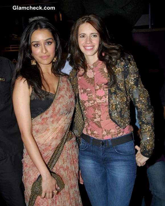 Shraddha Kapoor in Sari LFW Winter-Festive 2013