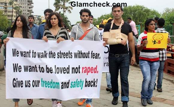 Silent Protest against Gangrape