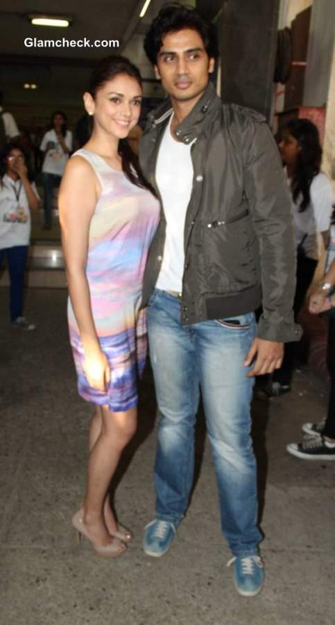 Aditi Rao Hydari Shiv Pandit Promote BOSS at Teachers Day Function