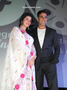 Akshay Kumar Nimrat Kaur 4th Jagran Film Festival