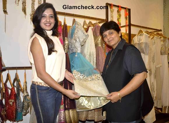 Amy Billimoria designs Navratri 2013 Wardrobe for Falguni Pathak