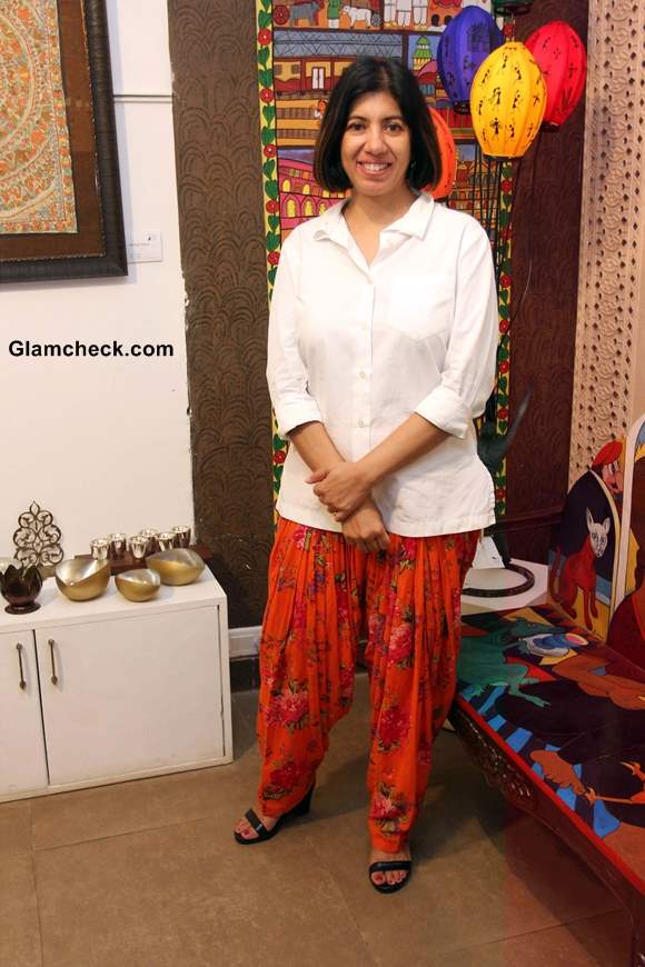 Artist Jaya Lamba at Baaya Design Charity Exhibition-Auction