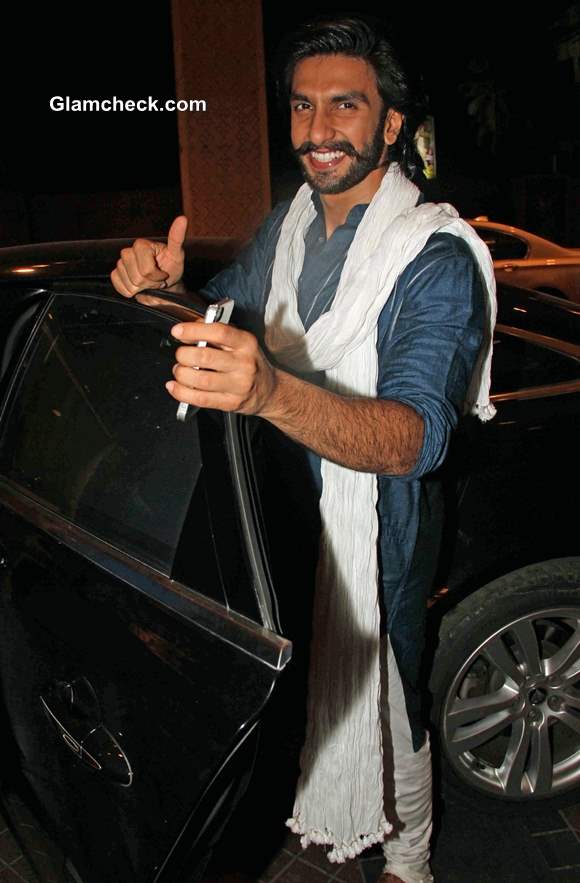 Celeb Spotting - Ranveer Singh Seen at Mumbai J W Marriott