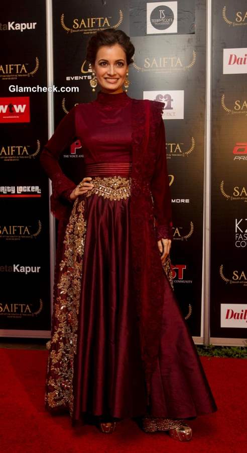 Dia Mirza at SAIFTA 2013