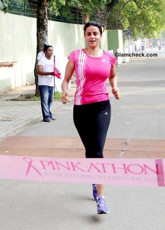 Gul Panag Spreads Breast Cancer Awareness