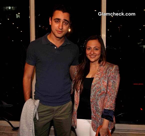 Imran Khan with Wife Avantika Malik at Vir Das Battle of the Sexes in Mumbai