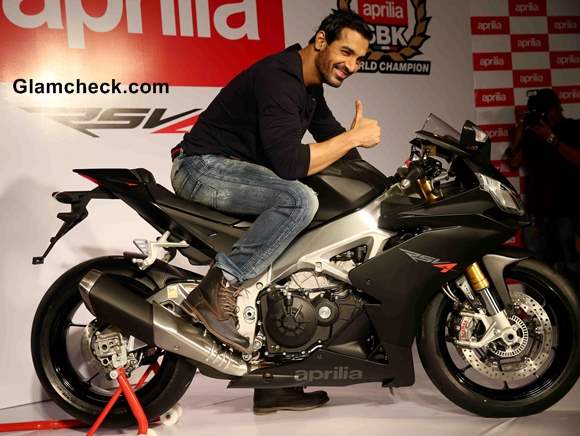 John Abraham Shares Experience with Superbike Aprilia RSV4