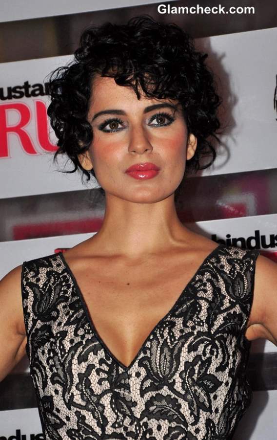 Kangana Ranaut Curly Bob Hair