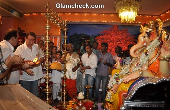 Kapoor Brothers Celebrate Ganesh Chaturthi at RK Studios