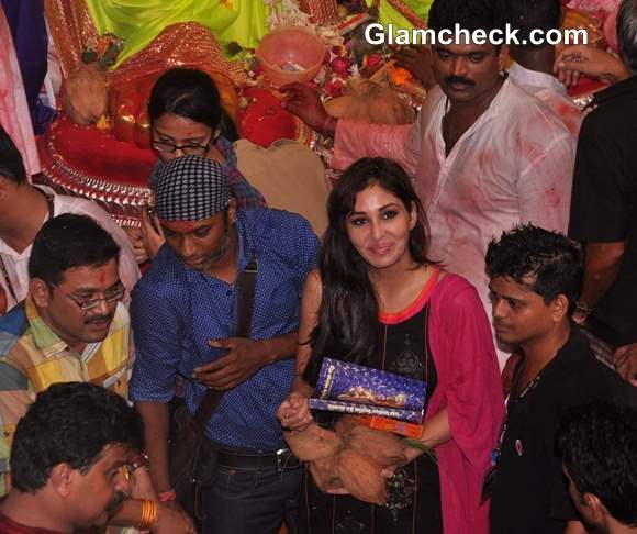 Pooja Chopra at Lalbaughcha Raja 2013