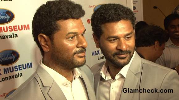 Prabhu Deva with his Wax Statue