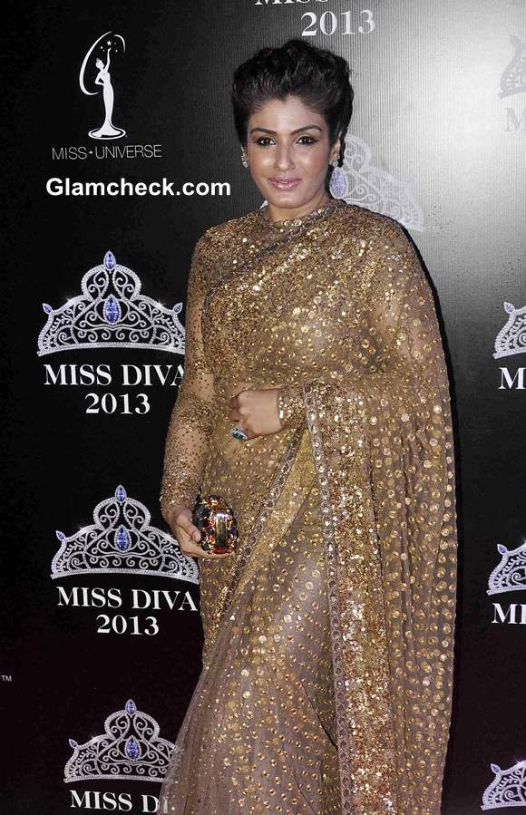 Raveena Tandon at Miss Diva 2013