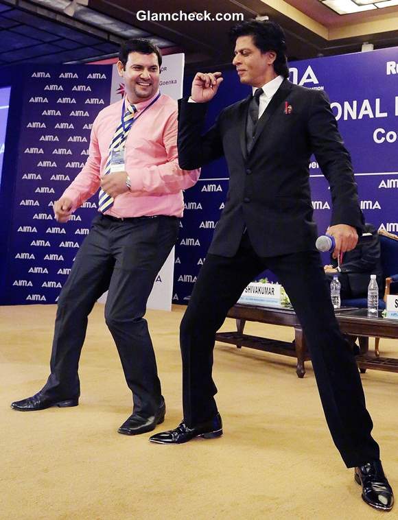 Shahrukh Khan 2013 at 40th National Management Convention