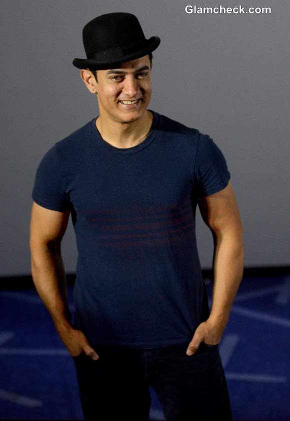 Aamir Khan at  Dhoom 3 Trailer Launch