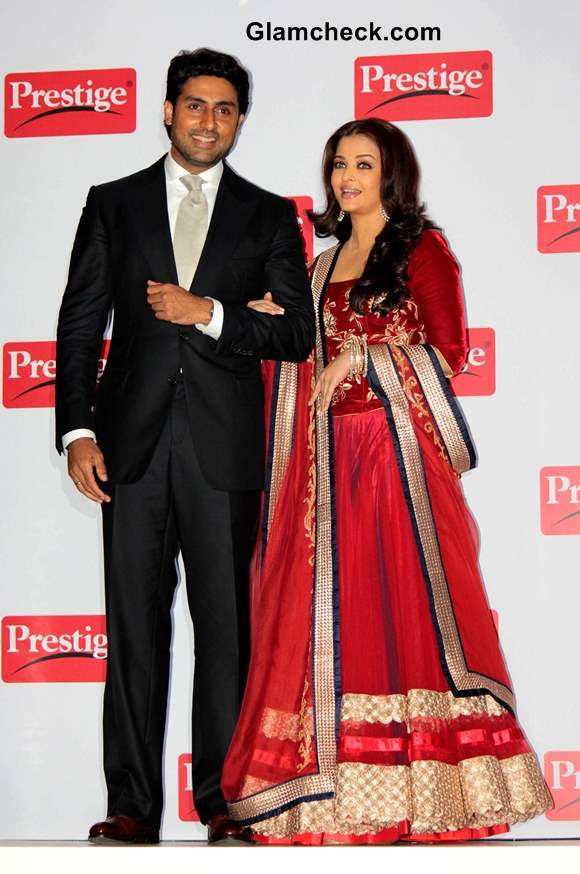 Aishwarya Rai and Abhishek Bachchan 2013 Prestige event