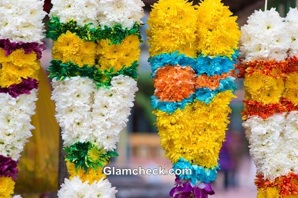 Dhanteras Shopping Flower Garlands