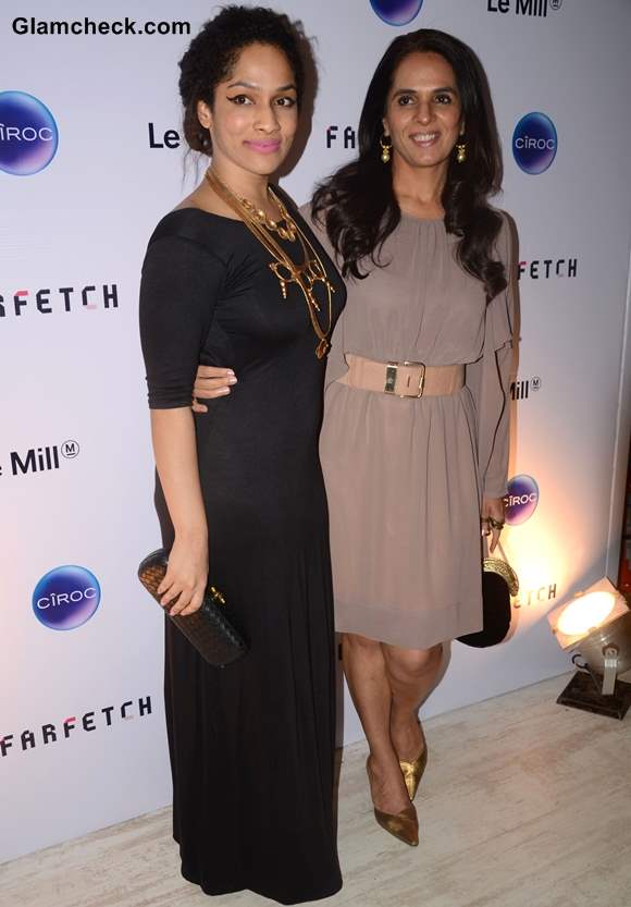 Designer Digs – Masaba Gupta in Black Gown at Le Mill Store Launch ...