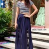 How to Wear Cropped Top with a Maxi Skirt