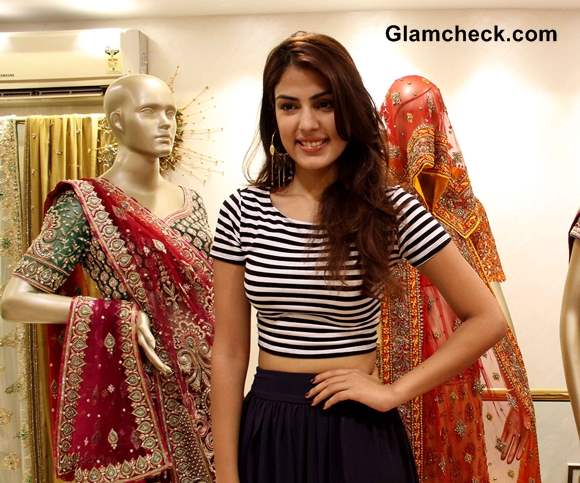 How to Wear a Cropped Top with a Maxi Skirt like Rhea Chakraborty